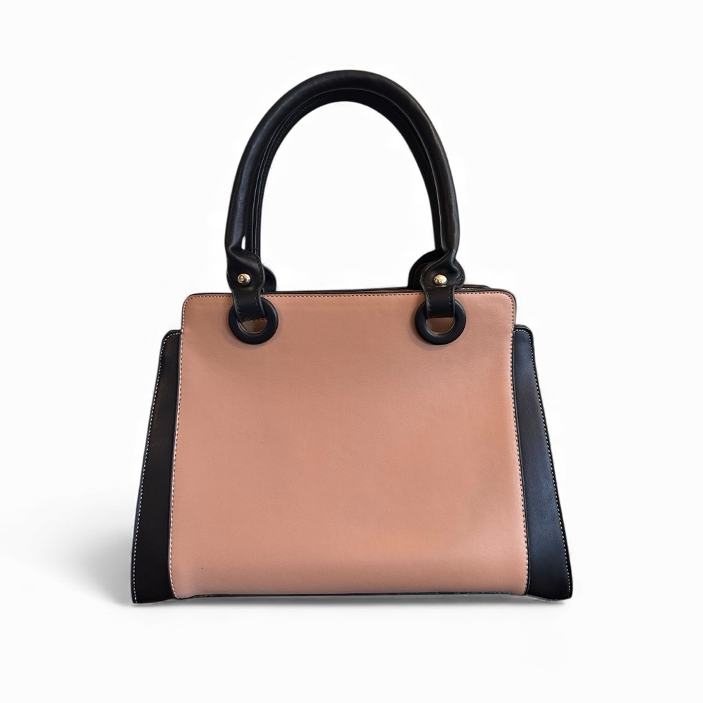 NEW Women’s Handbag Crossbody Shoulder Bag or Hand Held Purse Tan/Black Trim